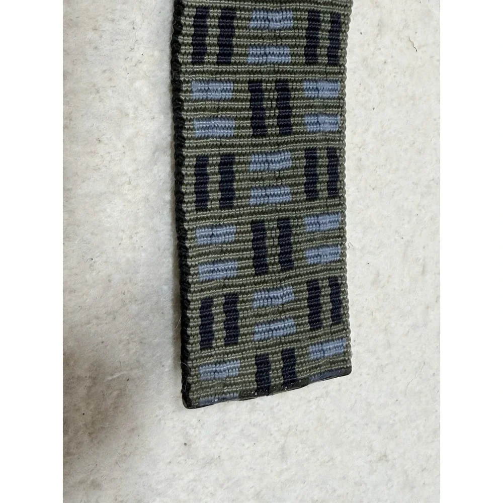 Mossimo Reversible Web Belt Geometric Pattern 1 Inch Casual Streetwear